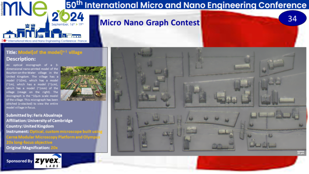 "Model[of the model]n-1 village", A micrograph contest entry by Faris Abualnaja from Cambridge University in the United Kingdom.